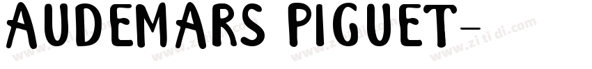 AUDEMARS PIGUET字体转换